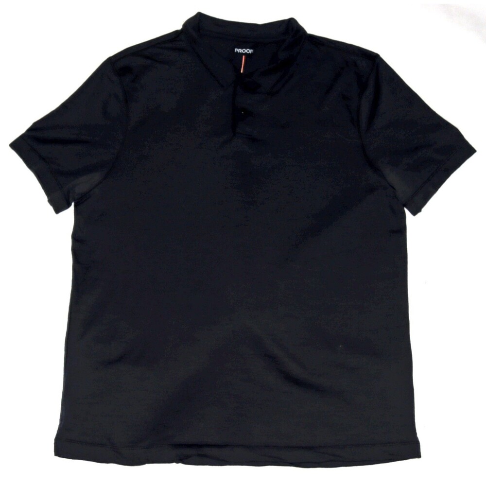 Proof 72 Hour Men's Merino Wool 2 Button Performance Stretch Polo Shirt Size XL